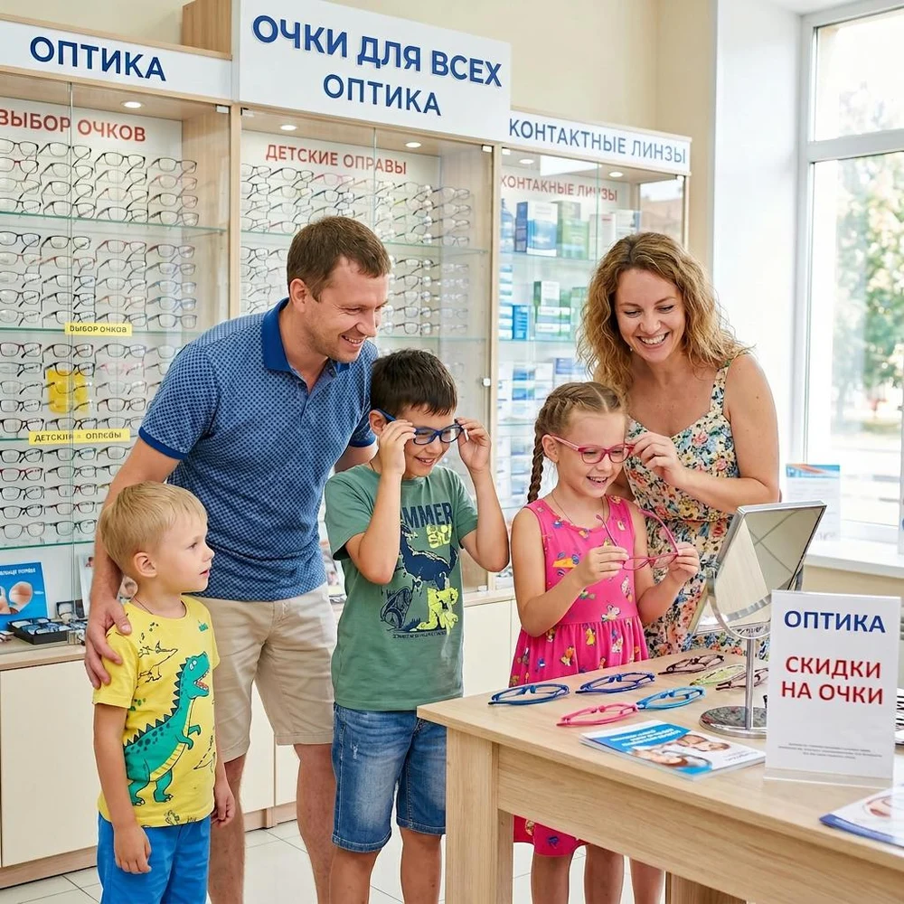 Скидки многодетным семьям.